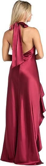 Morgan and CO Women's Glimmer Night Satin Dress New with Tags!