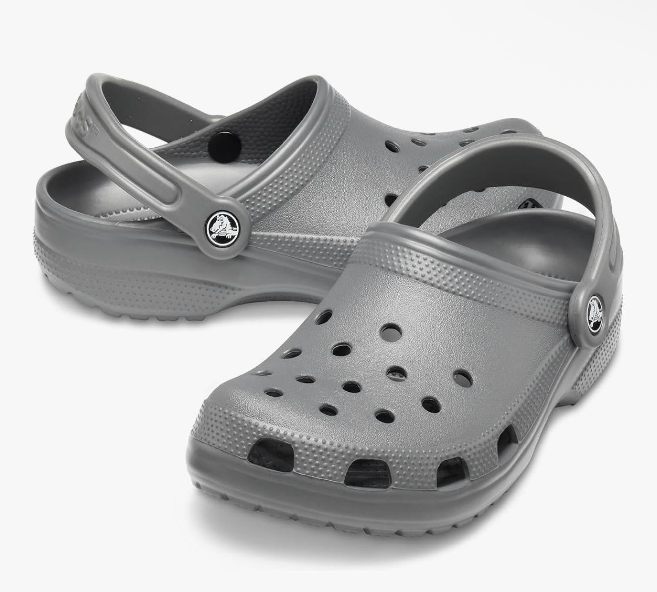Crocs Unisex Classic Clogs Gray Size Women 4 Brand New No Box!