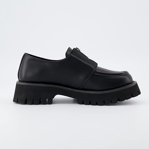 CUSHIONAIRE Women's Dario Zipper Slip on Loafer +Memory Foam Size 8M Brand New!