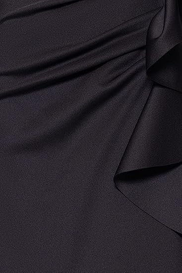 Xscape Women's Long Off The Shoulder Sweetheart Neck Side Ruffle Dress