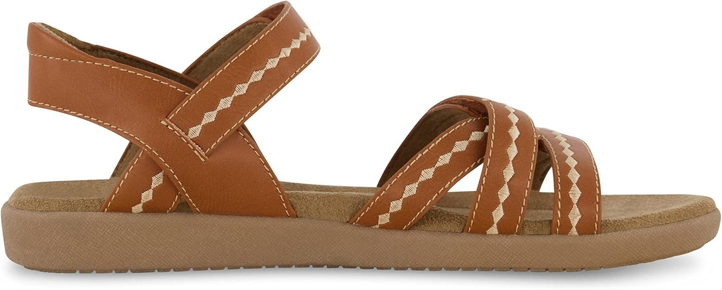 CUSHIONAIRE Women's Bartel Sandal TAN Size 7.5M Brand New!