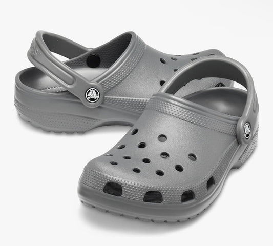 Crocs Unisex Classic Clogs Gray Size Men 2 / Women 4 Brand New No Box