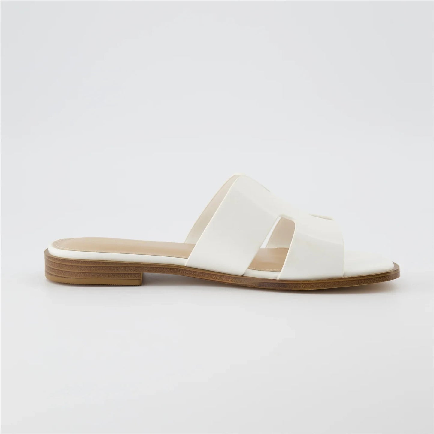 CUSHIONAIRE Voyage Slide Sandal WHITE Size 9.5M Brand New!