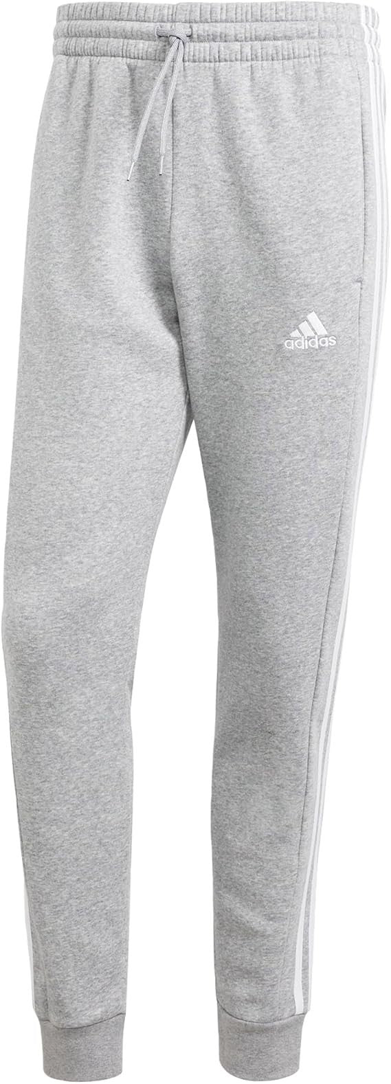 Adidas Men's Essentials Fleece 3-Stripes Tapered Cuff Pants, X-Large