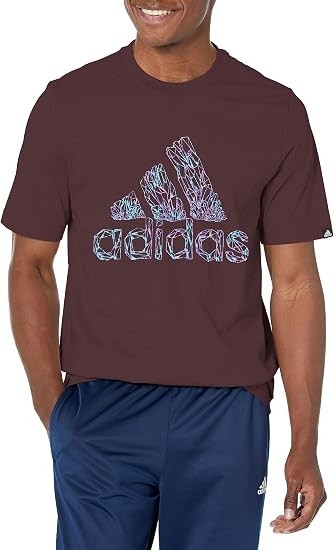 adidas Men's Mystic Fill T-Shirt, Shadow Brown, Large New with Tags!