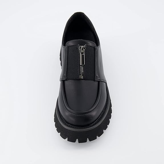 CUSHIONAIRE Women's Dario Zipper Slip on Loafer +Memory Foam Size 8M Brand New!