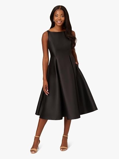 Adrianna Papell Sleeveless Mid-Length Dress with V-Back, 10 New With Tags!