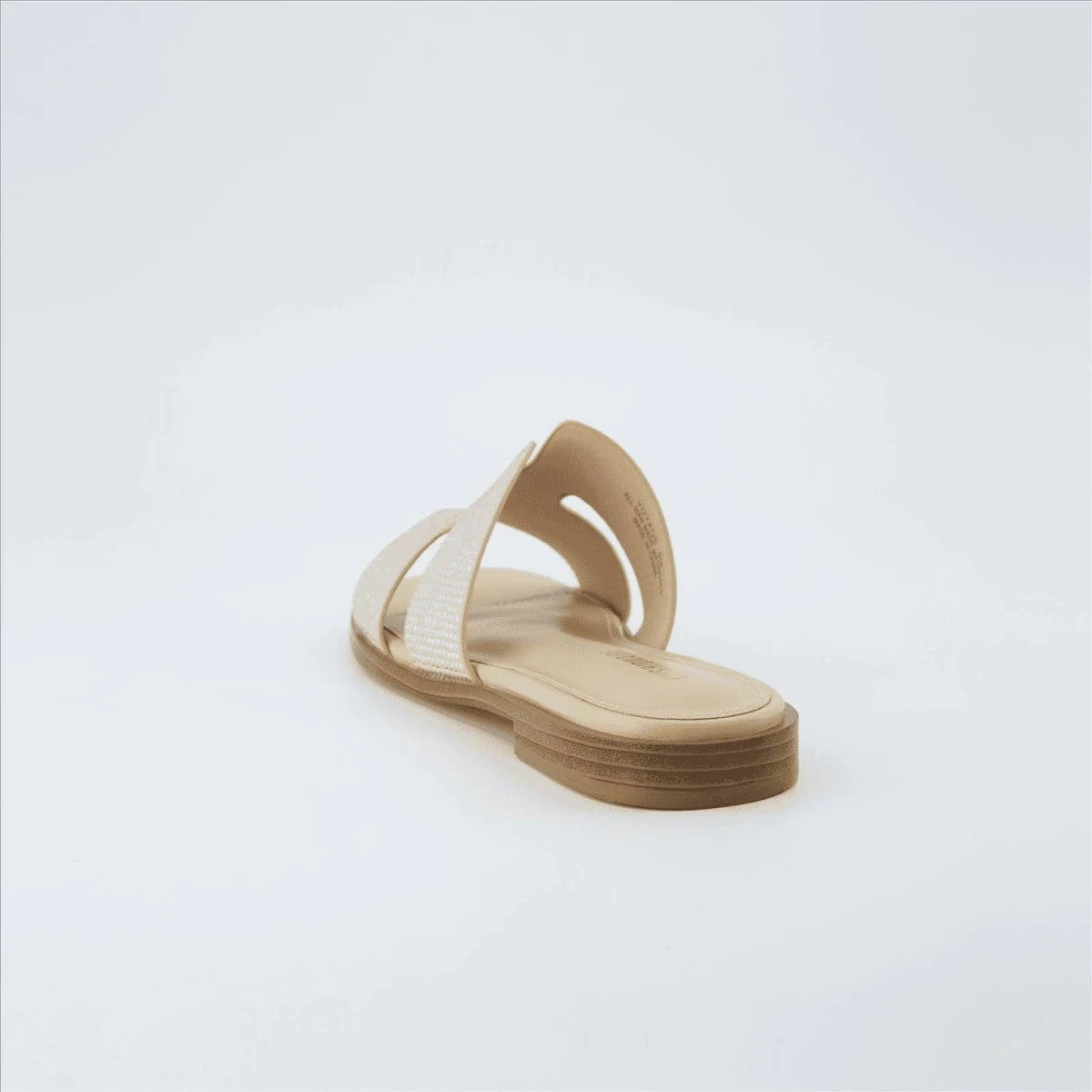 CUSHIONAIRE Voyage Slide Sandal TAN Size 8W Brand New!