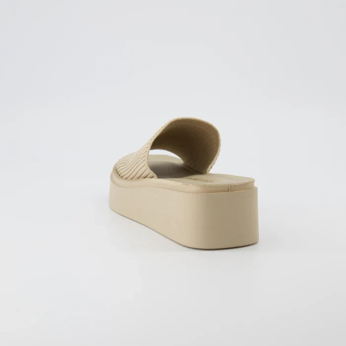 CUSHIONAIRE Pim Knit Platform Sandal TAUPE WEAVE Size 11M Brand New!