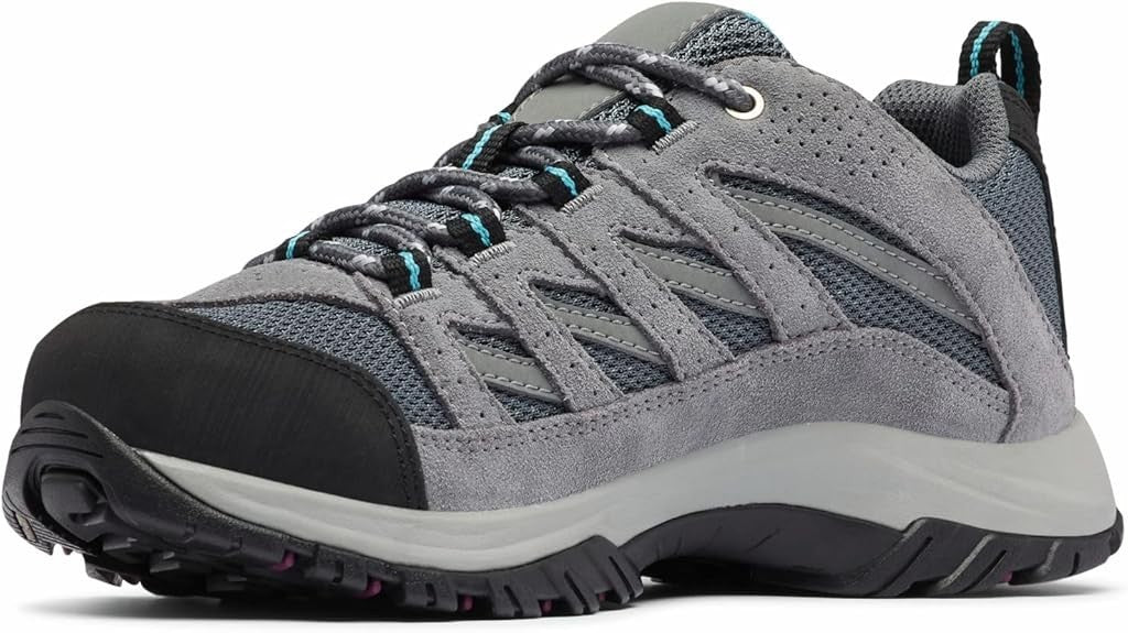 Columbia Womens Crestwood Hiking Shoe, GraphitePacific Rim, 12 New with Tags!