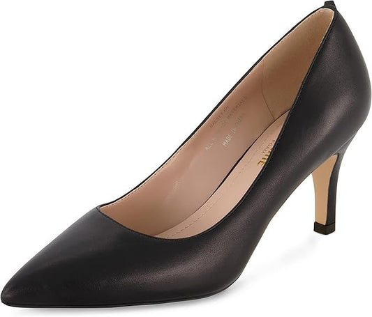 CUSHIONAIRE Women's Alta Dress Pump Black Size 7.5M Brand New!
