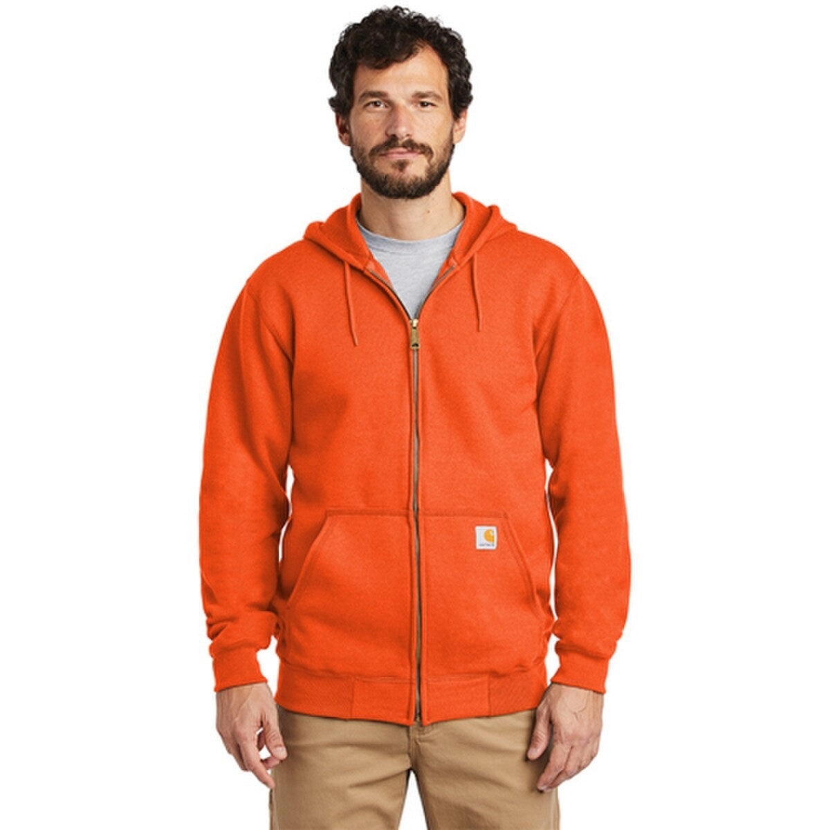 Carhartt Midweight Hooded Zip-Front Sweatshirt Size L-Tall New with Tags!