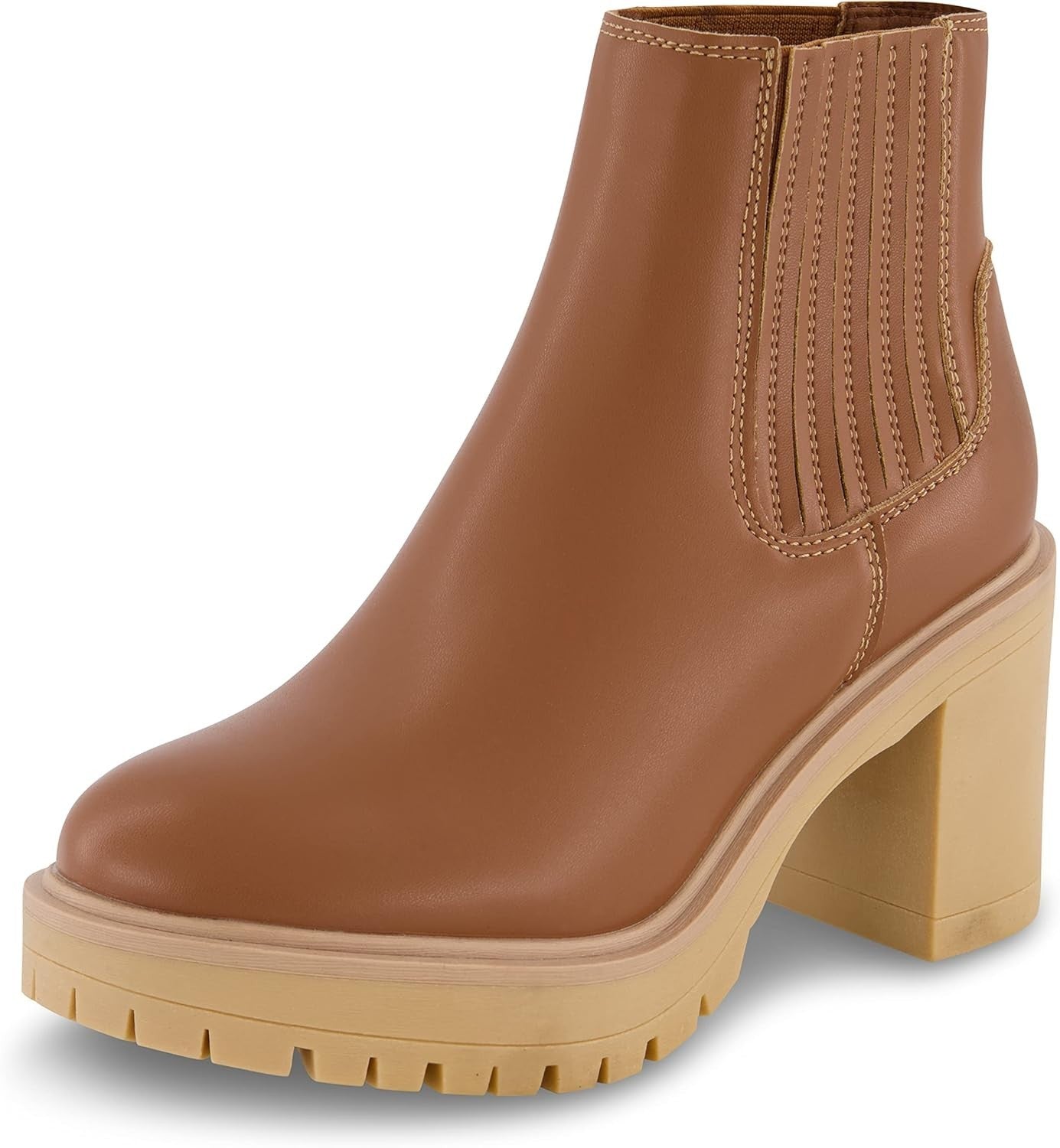 CUSHIONAIRE Women's Beckett Chelsea boot COGNAC Sizer 9.5W Brand New!