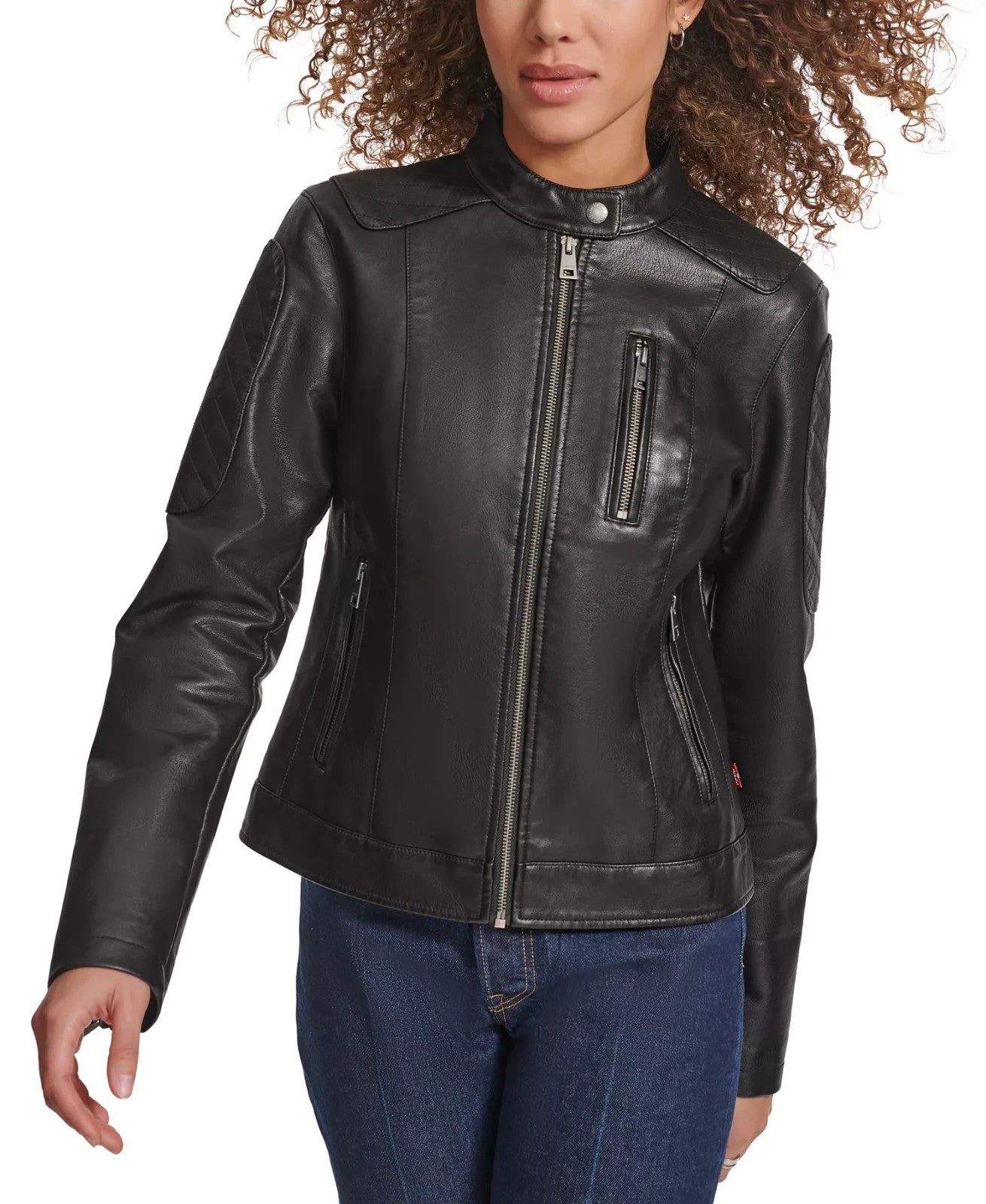 Levi's Women's Faux Leather Motocross Racer Jacket Size XL Brand New!