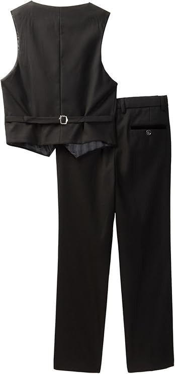 Isaac Mizrahi Boy's ST2077 Velvet Shawl Collar 3 Piece Tuxedo
