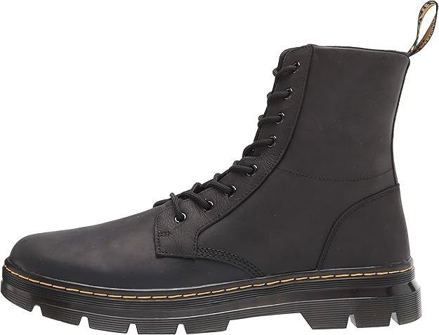 Dr. Martens adult Lace Fashion Boot Black Wyoming Size 13 Women 12 Men Brand New