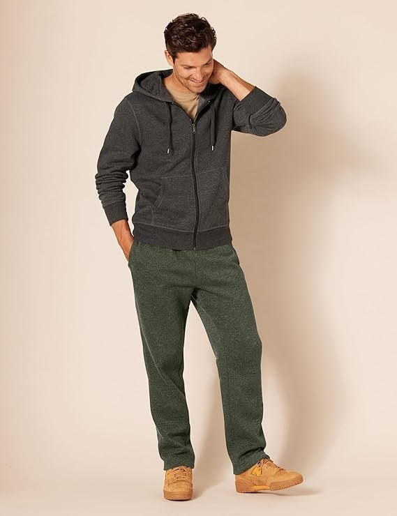 Amazon Essentials Men's Fleece Open Bottom Sweatpant Size XS