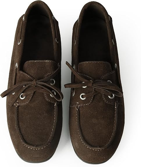 Adolilove Loafers for Women Slip On Flats Boat Shoes Bow Lace 7