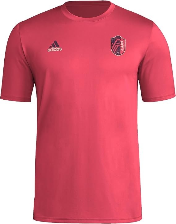 Adidas Men's St. Louis City Soccer Club MLS T-Shirt, Power Pink, Medium New Tags