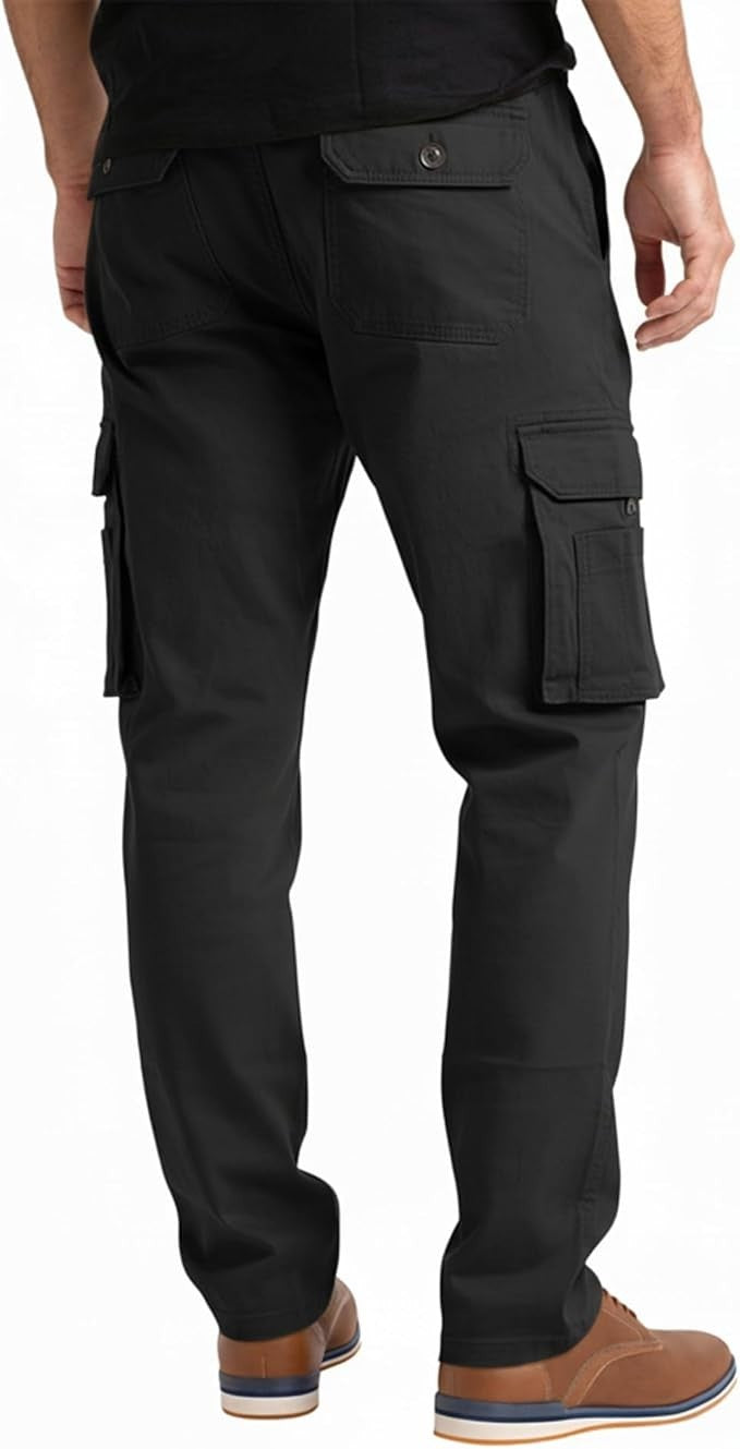 Alamo Casual Cargo Pants for Men - Stretchable, Regular Fit Cargo Work Pants