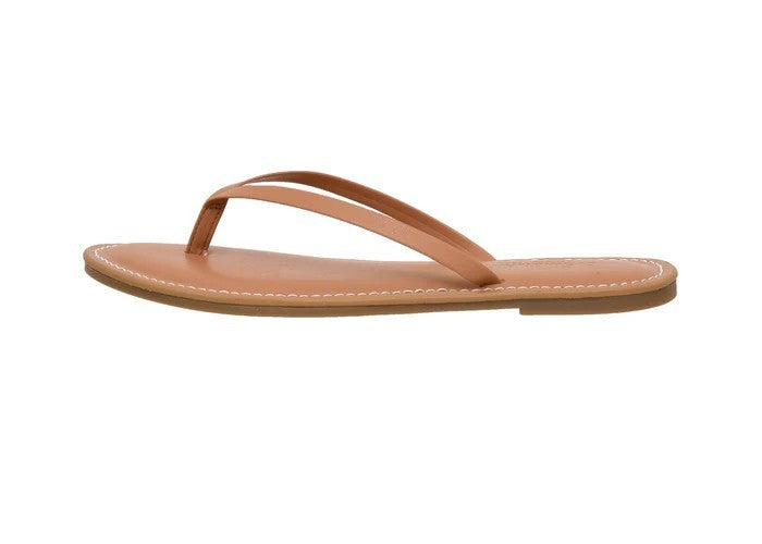 CUSHIONAIRE Cora Thong Sandal Natural Size 11M Brand New!