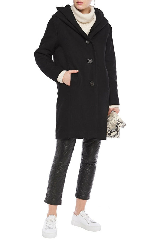 DKNY Women's Brushed Wool Blend Shawl Collar Coat Size XS New with Tags!
