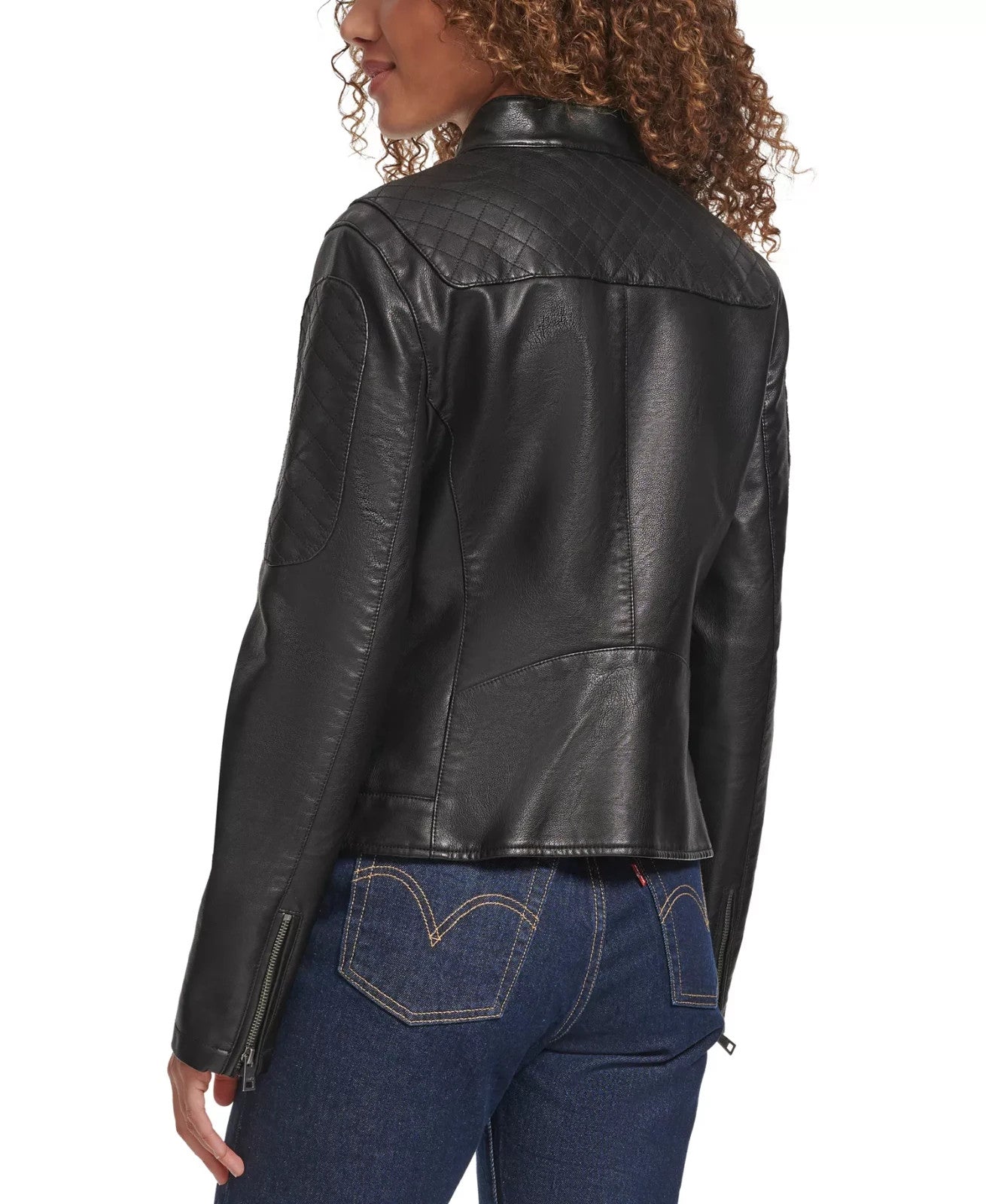 Levi's Women's Faux Leather Motocross Racer Jacket Size XL Brand New!