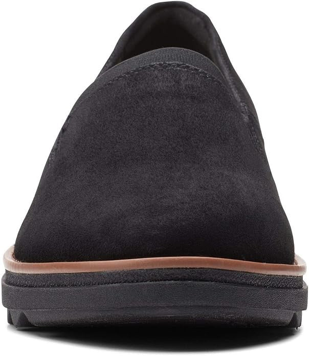 Clarks Women's Sharon Dolly Black Suede Size 8 Brand New!