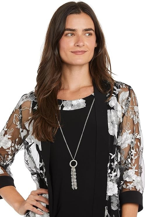 R&M Women's 2-Piece Sheath Dress & Duster Jacket Set New with Tags!