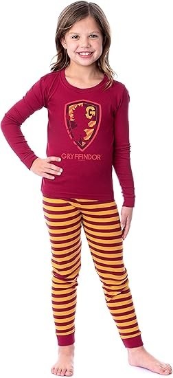 Harry Potter Family Girls All Hogwarts Houses Wizarding World Pajama Set New