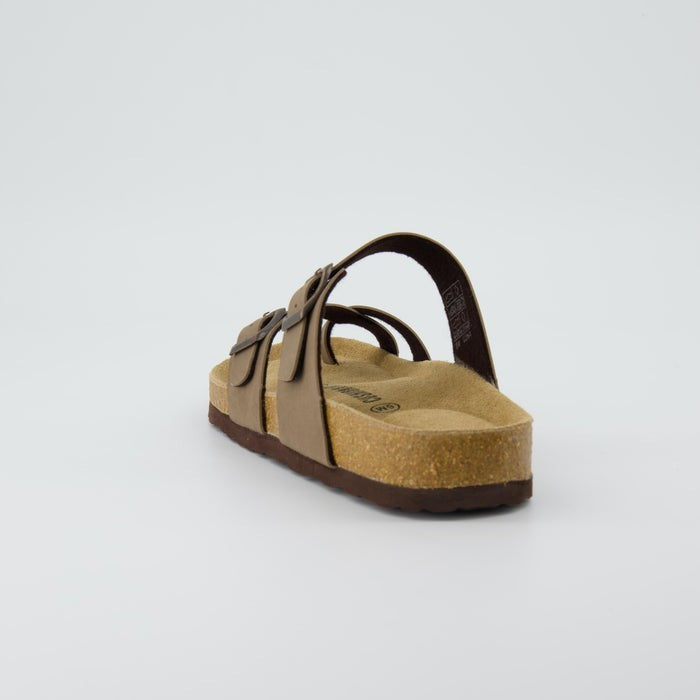 CUSHIONAIRE Luna Cork Footbed Sandal Size Brown 6W Brand New!!