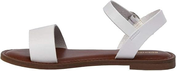 CUSHIONAIRE Women's Clara One Band Sandal WHITE Size 6.5W
